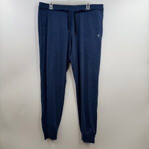 Born Primitive men's rest day athleisure joggers size XL Navy space dye pants